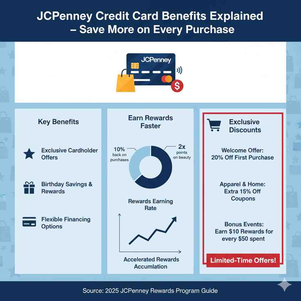 JCPenney Credit Card Benefits & Rewards 2025
